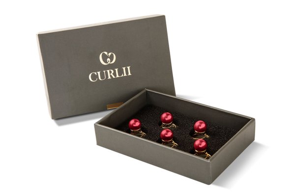 Perlen CURLII Rot GOLD Edition