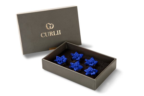 Blumen CURLII Royal Blau ANTIK Edition